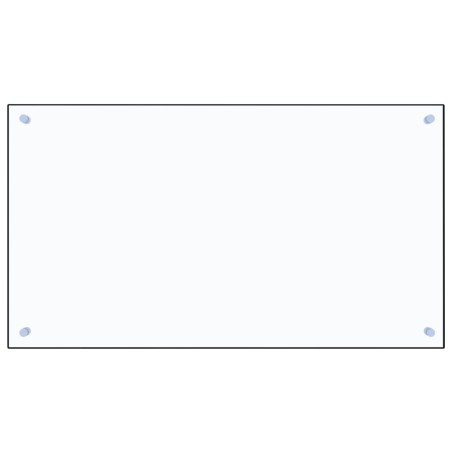 vidaXL Protector contra salpicaduras cocina vidrio templado 90x50 cm