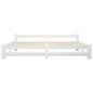 vidaXL Estructura de cama madera maciza de pino blanca 200x200 cm vidaXL Estructura de cama madera maciza de pino blanca 200x200 cm
