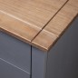 vidaXL Mesita de noche de madera maciza pino estilo Panamá 46x40x57 cm vidaXL Mesita de noche de madera maciza pino estilo Panamá 46x40x57 cm