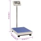 vidaXL Báscula de plataforma digital 300 kg con batería recargable vidaXL Báscula de plataforma digital 300 kg con batería recargable