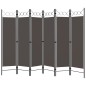 vidaXL Biombo divisor de 6 paneles gris antracita 240x180 cm vidaXL Biombo divisor de 6 paneles gris antracita 240x180 cm