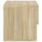 vidaXL Mesita de noche de pared 2 unidades color roble Sonoma vidaXL Mesita de noche de pared 2 unidades color roble Sonoma