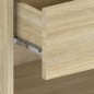 vidaXL Mesita de noche de pared 2 unidades color roble Sonoma vidaXL Mesita de noche de pared 2 unidades color roble Sonoma