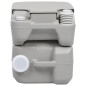 vidaXL Inodoro portátil para camping gris 20 + 10 L vidaXL Inodoro portátil para camping gris 20 + 10 L