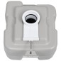 vidaXL Inodoro portátil para camping gris 20 + 10 L vidaXL Inodoro portátil para camping gris 20 + 10 L