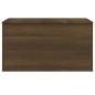 vidaXL Baúl de almacenaje madera contrachapada marrón roble 84x42x46cm vidaXL Baúl de almacenaje madera contrachapada marrón roble 84x42x46cm