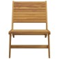 vidaXL Silla de jardín de madera maciza de teca vidaXL Silla de jardín de madera maciza de teca
