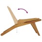 vidaXL Silla de jardín de madera maciza de teca vidaXL Silla de jardín de madera maciza de teca