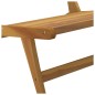 vidaXL Silla de jardín de madera maciza de teca vidaXL Silla de jardín de madera maciza de teca