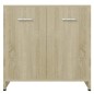 vidaXL Armario de baño madera contrachapada color roble 60x33x61 cm vidaXL Armario de baño madera contrachapada color roble 60x33x61 cm