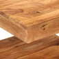 vidaXL Mesa de centro de madera maciza de acacia 45x45x40 cm vidaXL Mesa de centro de madera maciza de acacia 45x45x40 cm