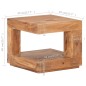 vidaXL Mesa de centro de madera maciza de acacia 45x45x40 cm vidaXL Mesa de centro de madera maciza de acacia 45x45x40 cm