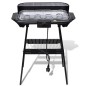 vidaXL Barbacoa rectangular eléctrica  con soporte BBQ de jardín