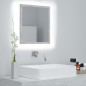 vidaXL Espejo de baño acrílico gris hormigón 40x8,5x37 cm vidaXL Espejo de baño acrílico gris hormigón 40x8,5x37 cm