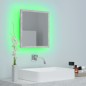 vidaXL Espejo de baño acrílico gris hormigón 40x8,5x37 cm vidaXL Espejo de baño acrílico gris hormigón 40x8,5x37 cm