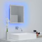 vidaXL Espejo de baño acrílico gris hormigón 40x8,5x37 cm vidaXL Espejo de baño acrílico gris hormigón 40x8,5x37 cm