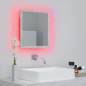 vidaXL Espejo de baño acrílico gris hormigón 40x8,5x37 cm vidaXL Espejo de baño acrílico gris hormigón 40x8,5x37 cm