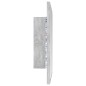 vidaXL Espejo de baño acrílico gris hormigón 40x8,5x37 cm vidaXL Espejo de baño acrílico gris hormigón 40x8,5x37 cm
