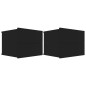 vidaXL Mesitas de noche 2 uds madera contrachapada negro 40x30x30 cm vidaXL Mesitas de noche 2 uds madera contrachapada negro 40x30x30 cm