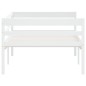 vidaXL Estructura de cama de madera maciza de pino blanca 90x200 cm vidaXL Estructura de cama de madera maciza de pino blanca 90x200 cm