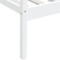 vidaXL Estructura de cama de madera maciza de pino blanca 90x200 cm vidaXL Estructura de cama de madera maciza de pino blanca 90x200 cm
