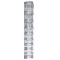vidaXL Valla de jardín de acero galvanizado plateado 50x1,2 m