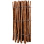 vidaXL Valla de jardín madera de avellano 90x500 cm vidaXL Valla de jardín madera de avellano 90x500 cm