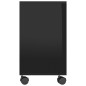 vidaXL Mesa auxiliar madera contrachapada negro brillante 70x35x55 cm vidaXL Mesa auxiliar madera contrachapada negro brillante 70x35x55 cm