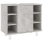 vidaXL Armario de baño contrachapada gris hormigón 60x32x53,5 cm vidaXL Armario de baño contrachapada gris hormigón 60x32x53,5 cm
