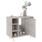 vidaXL Armario de baño contrachapada gris hormigón 60x32x53,5 cm vidaXL Armario de baño contrachapada gris hormigón 60x32x53,5 cm