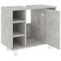 vidaXL Armario de baño contrachapada gris hormigón 60x32x53,5 cm vidaXL Armario de baño contrachapada gris hormigón 60x32x53,5 cm