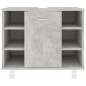 vidaXL Armario de baño contrachapada gris hormigón 60x32x53,5 cm vidaXL Armario de baño contrachapada gris hormigón 60x32x53,5 cm