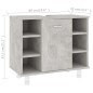 vidaXL Armario de baño contrachapada gris hormigón 60x32x53,5 cm vidaXL Armario de baño contrachapada gris hormigón 60x32x53,5 cm
