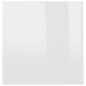vidaXL Armario de pared madera ingeniería gris brillo 80x39x40 cm