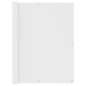 vidaXL Toldo para balcón tela oxford blanco 120x400 cm vidaXL Toldo para balcón tela oxford blanco 120x400 cm