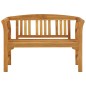 vidaXL Banco de jardín madera de acacia maciza 114 cm vidaXL Banco de jardín madera de acacia maciza 114 cm
