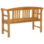 vidaXL Banco de jardín madera de acacia maciza 114 cm vidaXL Banco de jardín madera de acacia maciza 114 cm