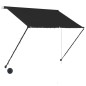 vidaXL Toldo retráctil con LED gris antracita 200x150 cm vidaXL Toldo retráctil con LED gris antracita 200x150 cm