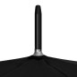 vidaXL Paraguas negro 130 cm vidaXL Paraguas negro 130 cm