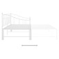 vidaXL Estructura de sofá cama extraíble de metal blanco 90x200 cm vidaXL Estructura de sofá cama extraíble de metal blanco 90x200 cm