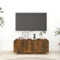 vidaXL Mueble para TV madera contrachapada roble ahumado 100x35x40 cm vidaXL Mueble para TV madera contrachapada roble ahumado 100x35x40 cm