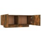 vidaXL Mueble para TV madera contrachapada roble ahumado 100x35x40 cm vidaXL Mueble para TV madera contrachapada roble ahumado 100x35x40 cm