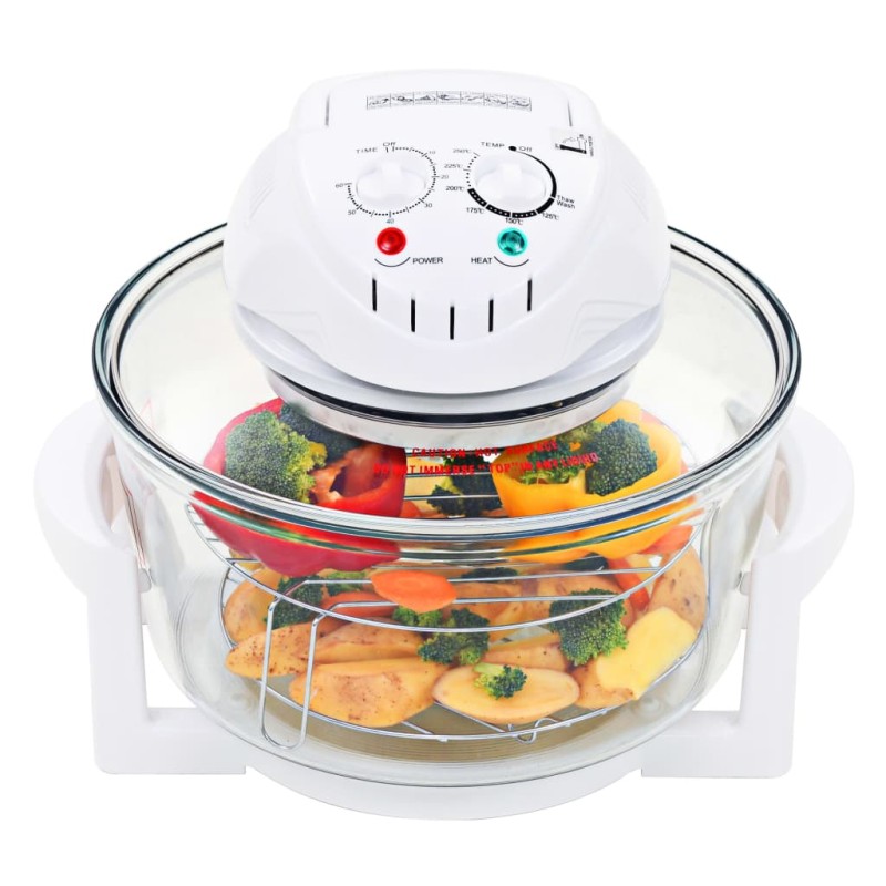 vidaXL Horno de convección halógeno con anillo de extensión 1400W 17 L vidaXL Horno de convección halógeno con anillo de extensión 1400W 17 L