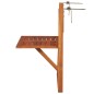 vidaXL Mesa de balcón colgante madera de acacia maciza 64,5x44x80 cm vidaXL Mesa de balcón colgante madera de acacia maciza 64,5x44x80 cm