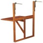 vidaXL Mesa de balcón colgante madera de acacia maciza 64,5x44x80 cm vidaXL Mesa de balcón colgante madera de acacia maciza 64,5x44x80 cm