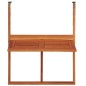 vidaXL Mesa de balcón colgante madera de acacia maciza 64,5x44x80 cm vidaXL Mesa de balcón colgante madera de acacia maciza 64,5x44x80 cm
