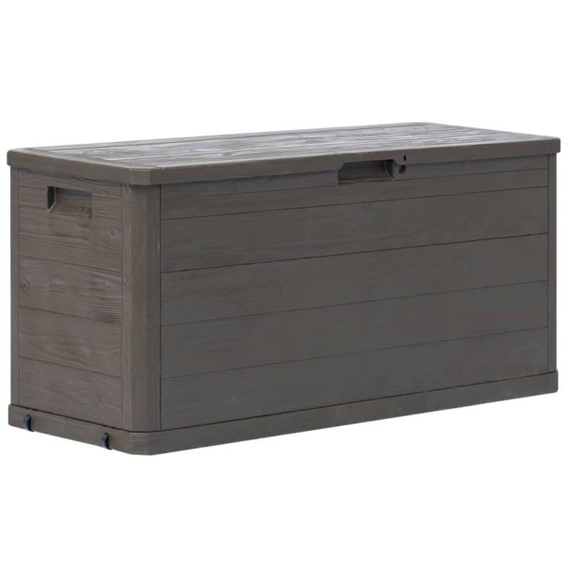 vidaXL Caja de almacenamiento de jardín 280 L marrón vidaXL Caja de almacenamiento de jardín 280 L marrón