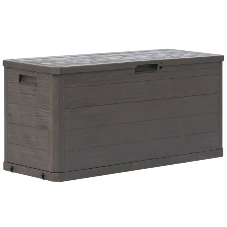 vidaXL Caja de almacenamiento de jardín 280 L marrón