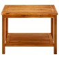 vidaXL Mesa de centro de madera maciza de acacia 60x60x45 cm