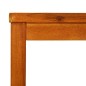 vidaXL Mesa de centro de madera maciza de acacia 60x60x45 cm